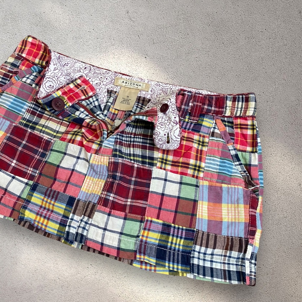 !! SOLD DO NOT BUY !! Arizona Jean Co. Multi-Coloured Plaid Mini Skirt - Picture 2 of 5